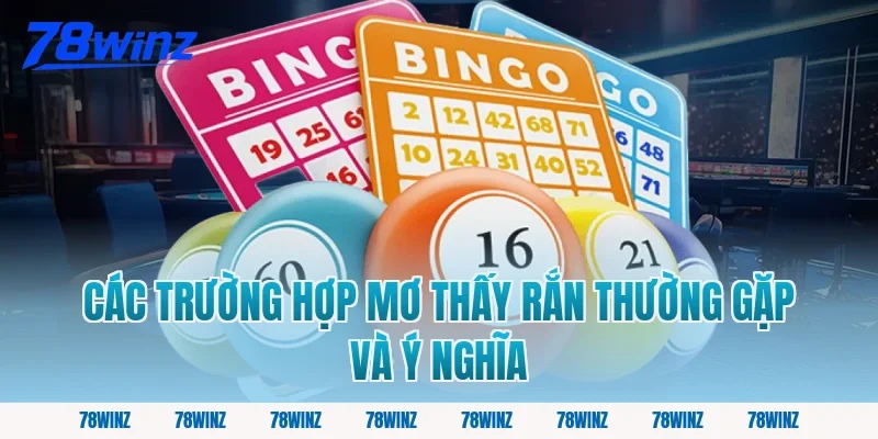 Các trường hợp mơ thấy rắn thường gặp và ý nghĩa