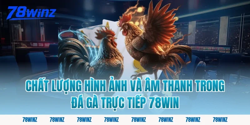 Chất Lượng Hình Ảnh Và Âm Thanh Trong Đá Gà Trực Tiếp 78Win